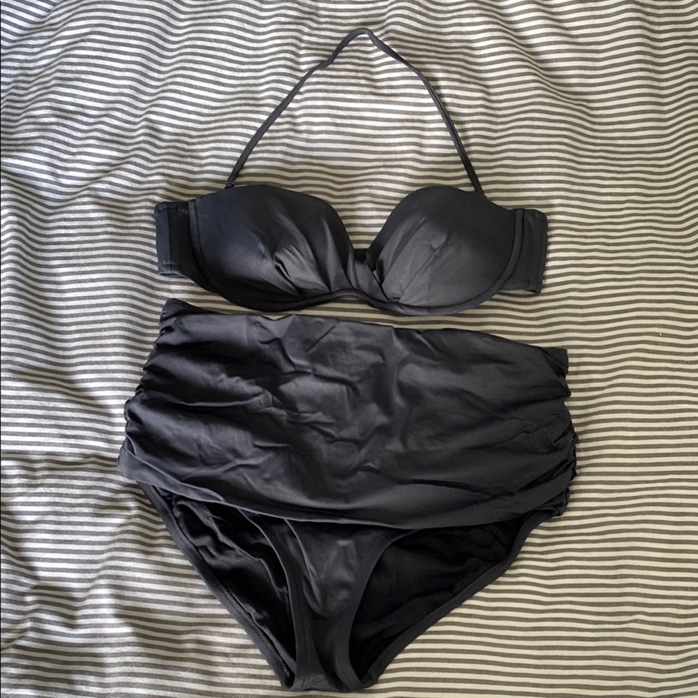 J.Crew Black Bikini Set